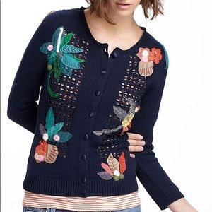 Anthropologie Mona + Mabel Floriography cardigan s